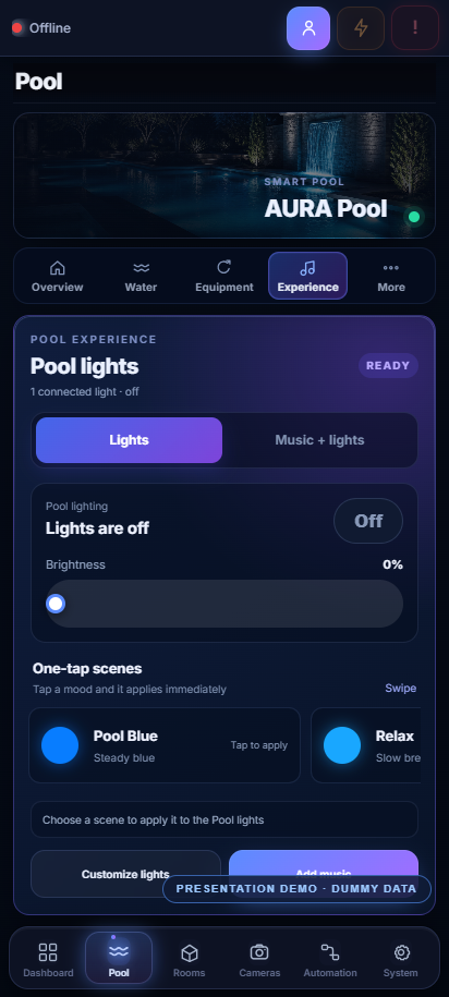 AURA mobile pool experience