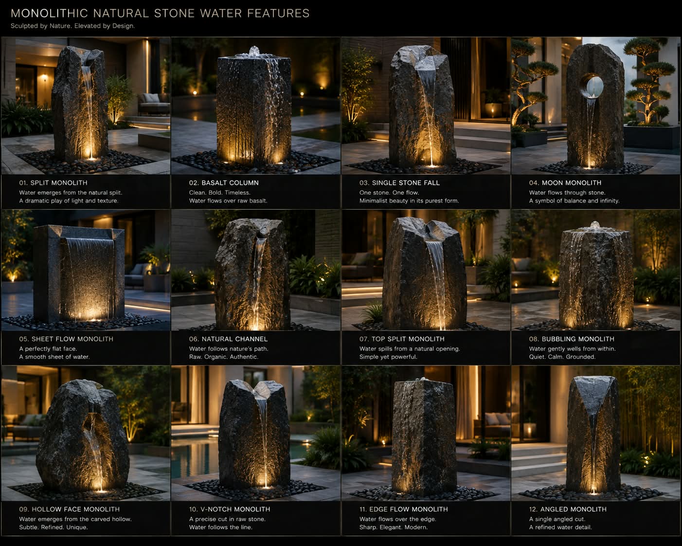 Terracotta water feature concept collection