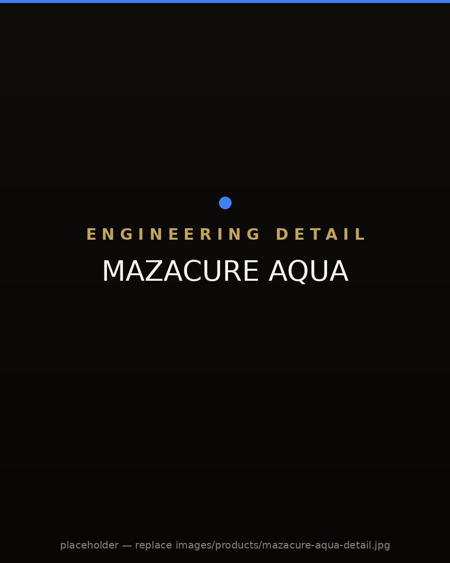 MAZACURE filtration engineering detail image